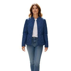 Kiko  Jacket  Women’s Size S Blue 100% Silk Women's  Embroidered # 77